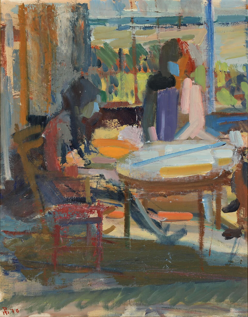 Galerie RIECK - Poul S. Nielsen_Mädchen am Tisch