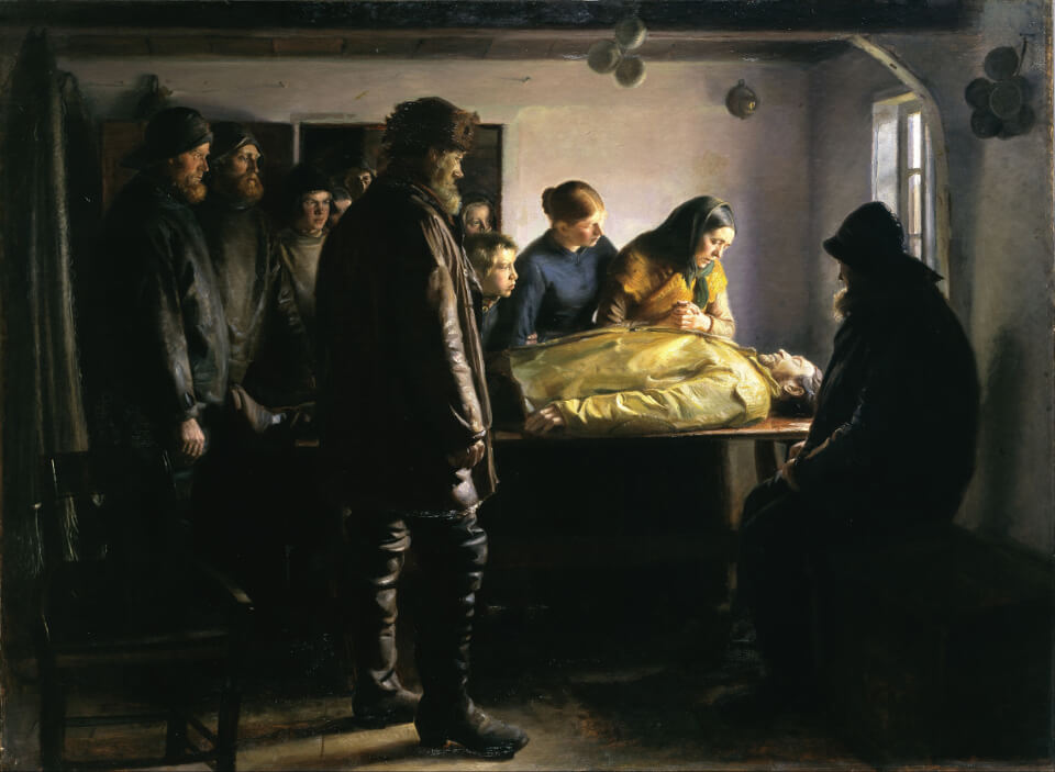 Galerie RIECK - Michael Ancher - Der ertrunkene Fischer - Skagen Museum