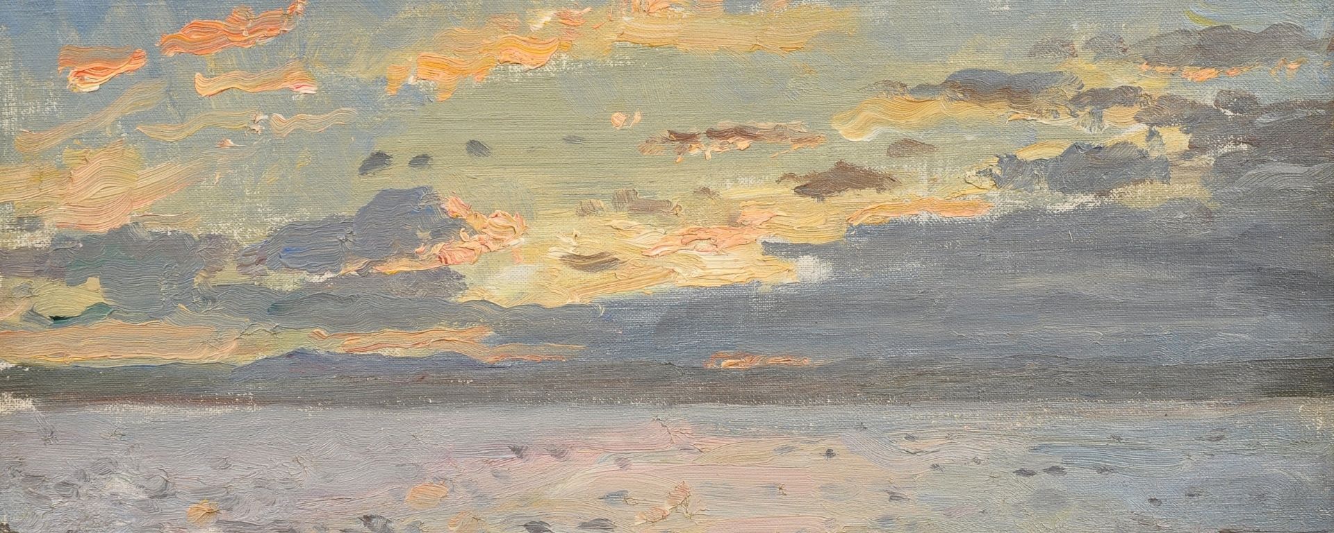 Galerie Rieck - Lauritz Tuxen - Sonnenstimmung über der schottischen See - Header