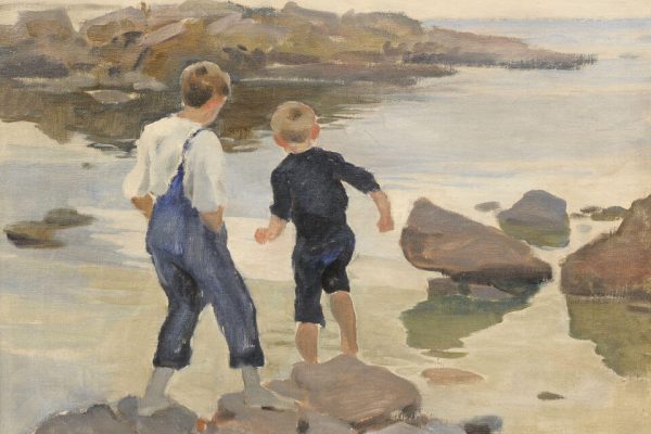 Galerie RIECK - Søren Sørensen, Zwei Jungen, Bornholm