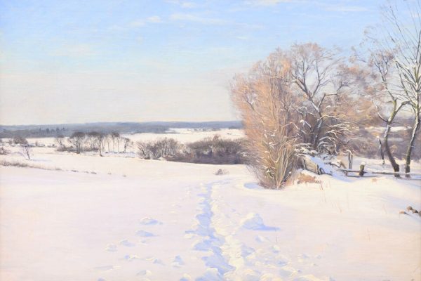 Galerie RIECK - Sigvard Hansen, Spuren im Schnee