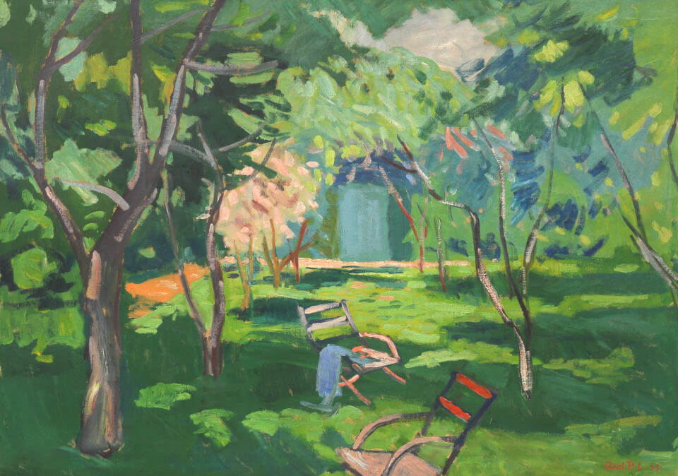 Galerie RIECK - Axel_P_Jensen_Im_Garten