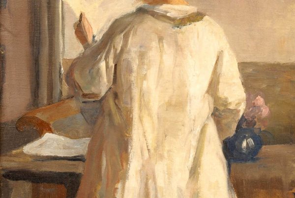 Galerie RIECK - Hermann Vedel_Lesende_Frau