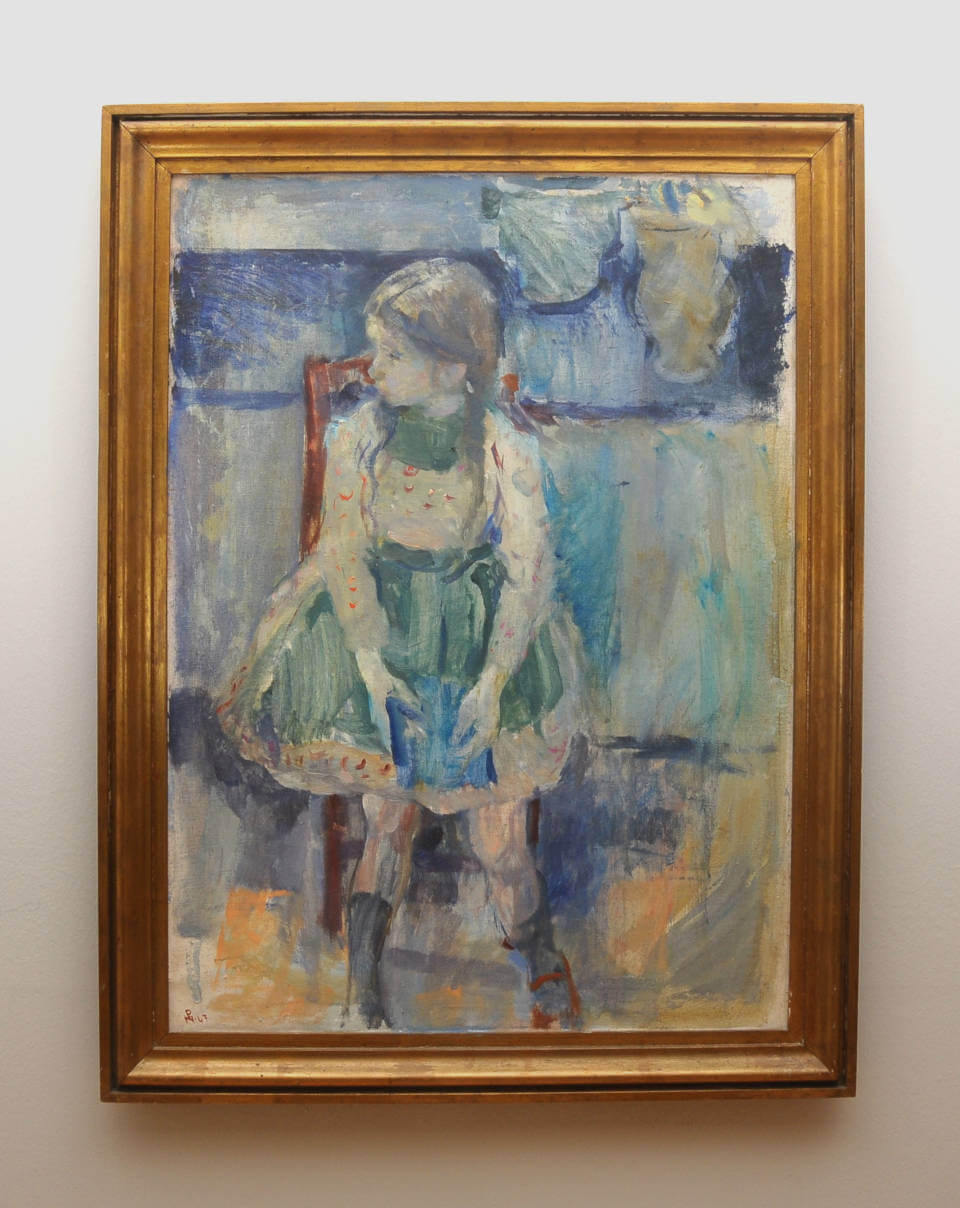 Galerie RIECK - Poul_S_Nielsen_Mädchen_Rahmen