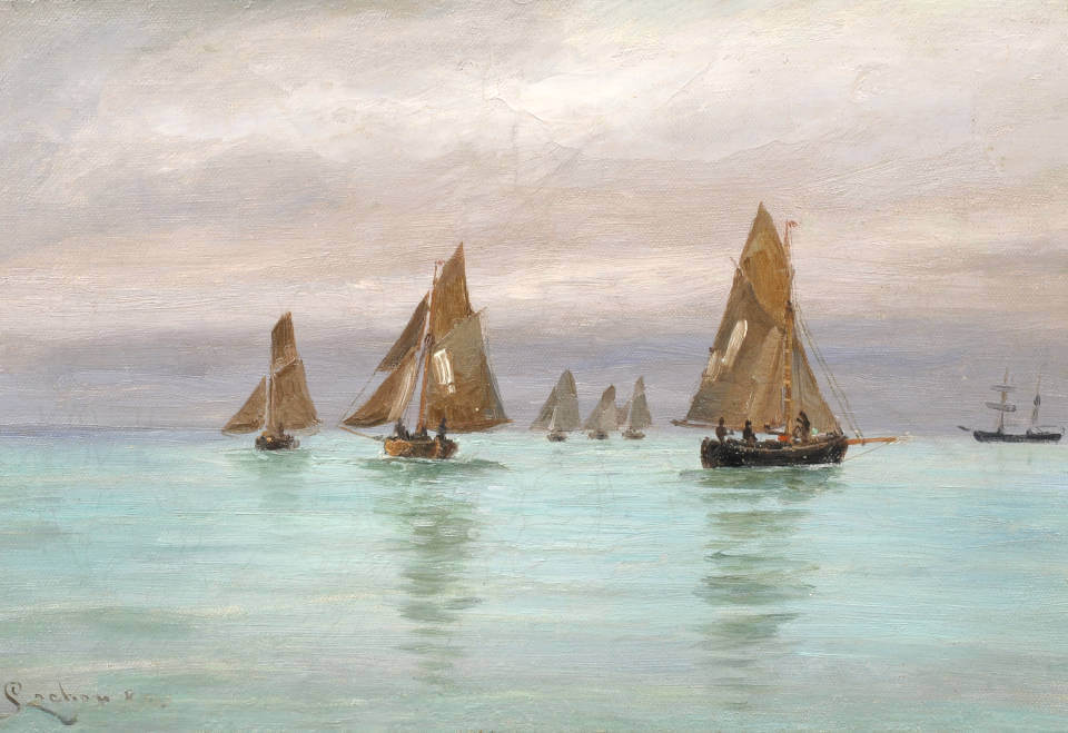 Galerie RIECK - Carl_Locher_Fischer_vor_Skagen_thumb