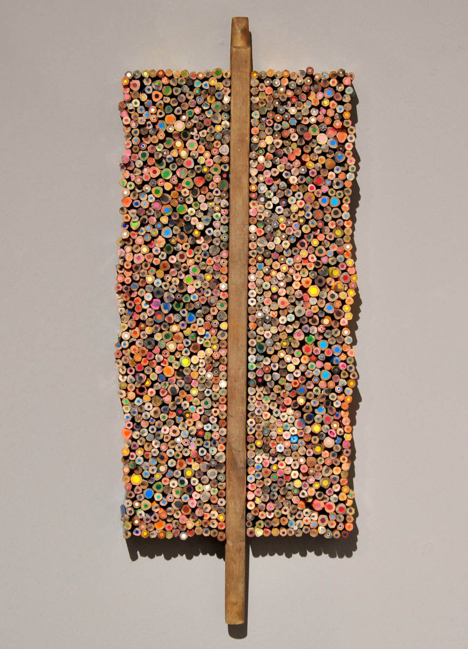 Galerie RIECK - Jens_Chr_Jensen_Assemblage_Buntstifte