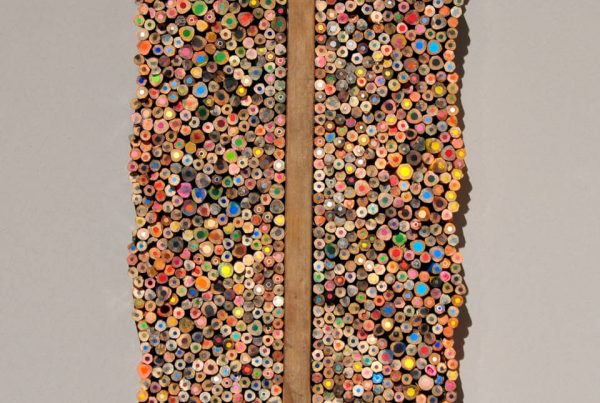 Galerie RIECK - Jens_Chr_Jensen_Assemblage_Buntstifte_thumb