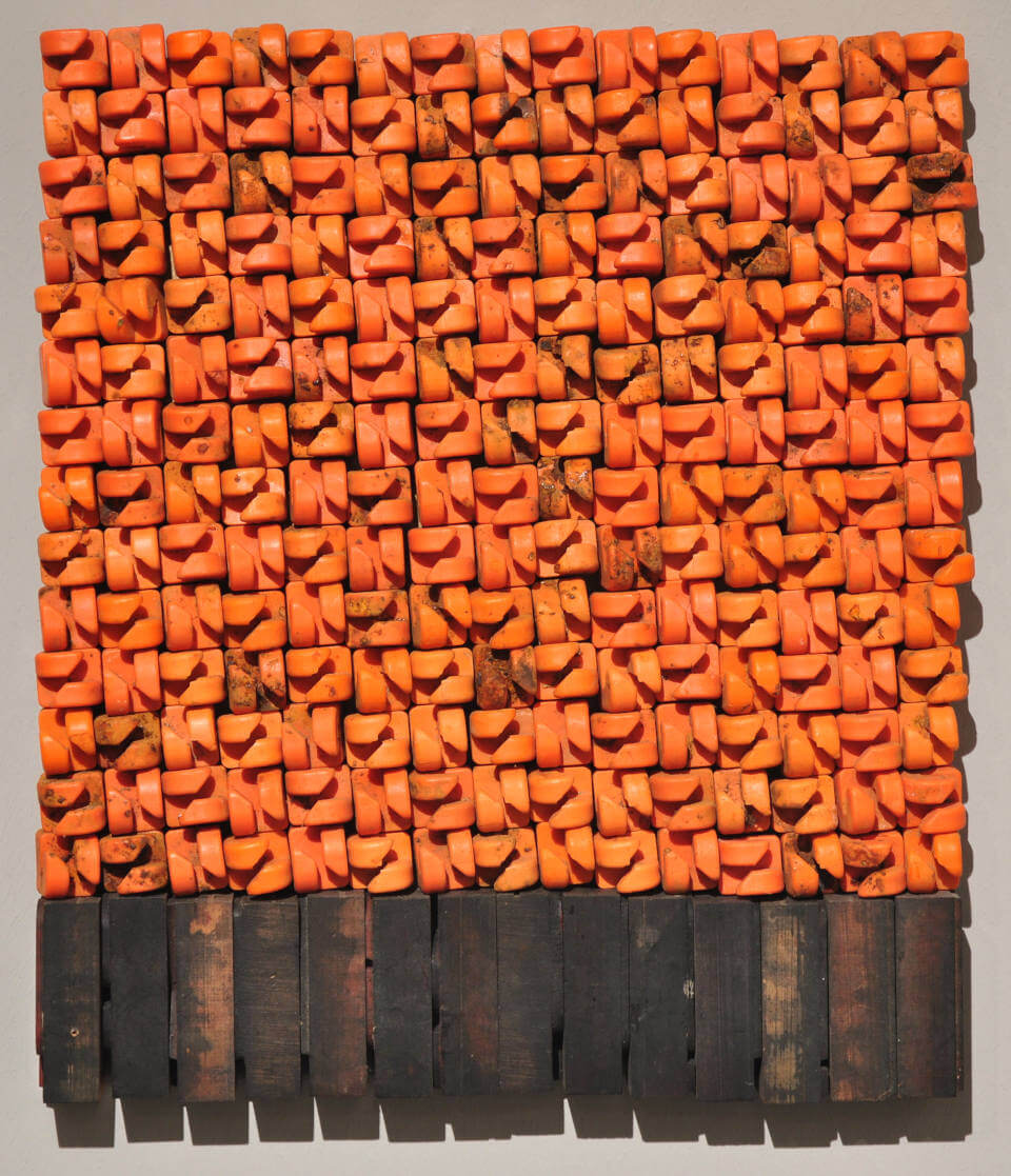 Galerie RIECK - Jens_Chr_Jensen_Assemblage_Orange