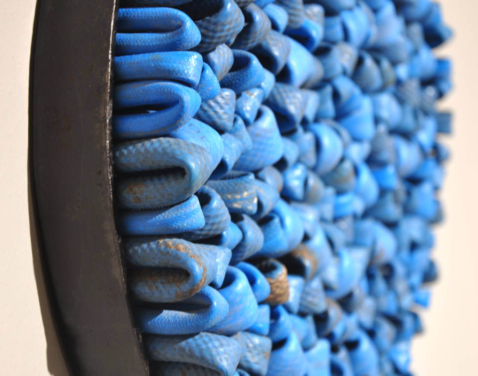 Galerie RIECK - Jens_Chr_Jensen_Assemblage_Schlauchkreis_Detail