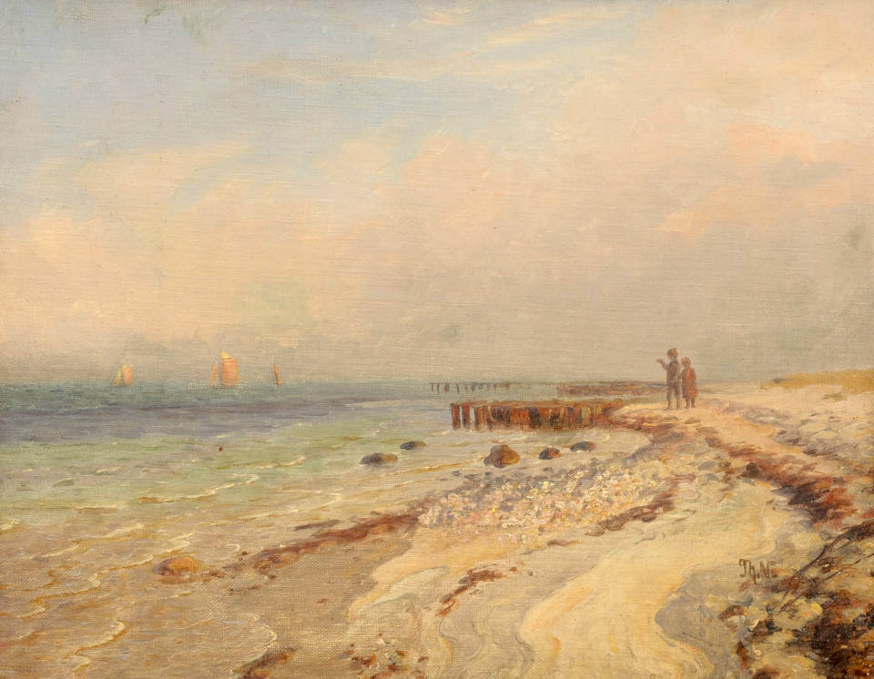 Galerie RIECK - Thorvald_Niss_Küste_Hellebæk