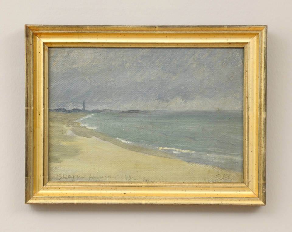 Galerie RIECK_Sven_Danelund_Skagens_Leuchtturm_Rahmen
